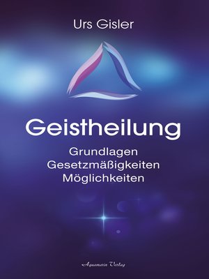 cover image of Geistheilung
